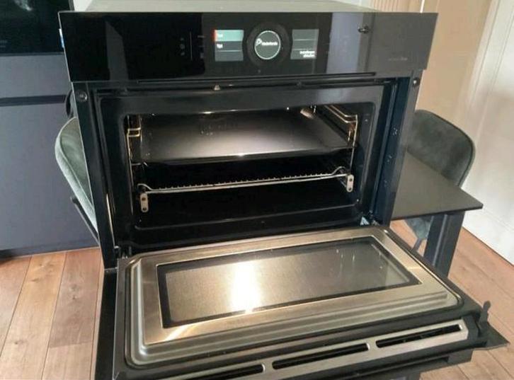 Hele luxe bosch combi oven magnetron serie 8 black, Witgoed en Apparatuur, Ovens, Zo goed als nieuw, Inbouw, Oven met grill, 45 tot 60 cm