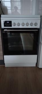 Pelgrim gasfornuis PF8211W met elektrische oven, Witgoed en Apparatuur, Fornuizen, Ophalen, Gebruikt, Warmhoudplaat, 60 cm of meer