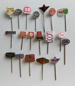 19 Speldjes diverse brandstof bedrijven., Verzamelen, Speldjes, Pins en Buttons, Ophalen, Zo goed als nieuw, Overige onderwerpen