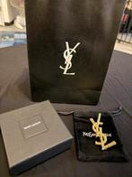 Yves Saint Laurent Broche - Goudkleurig, 4 tot 7 cm, Ophalen of Verzenden, Zo goed als nieuw, Goud