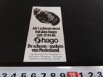 sticker HAGO als 't schoon moet strip vingerafdruk, Ophalen, Zo goed als nieuw, Bedrijf of Vereniging