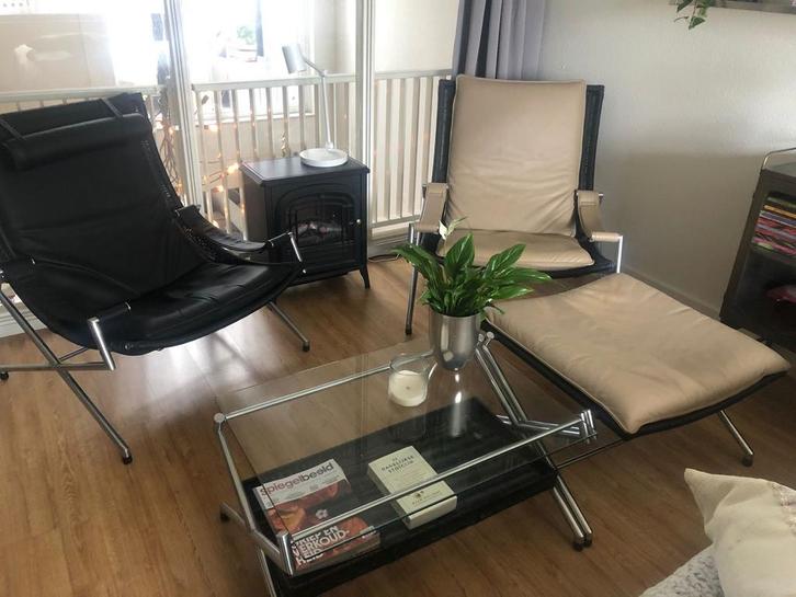 Design Lounge set Gerard van den Berg, Huis en Inrichting, Fauteuils, Nieuw, Leer, 75 tot 100 cm, Ophalen