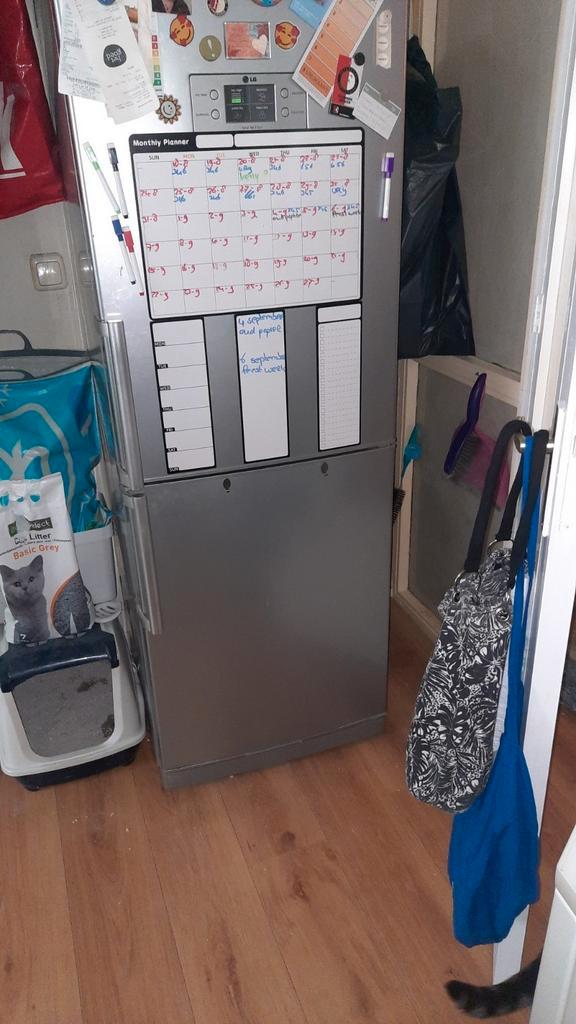 Koelkast...werkt nog goed..., Witgoed en Apparatuur, Koelkasten en IJskasten, Gebruikt, Met vriesvak, Minder dan 75 liter, 160 cm of meer