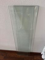 Glazen kastplanken, Doe-het-zelf en Verbouw, Glas en Ramen, Ophalen, Zo goed als nieuw, Glasplaat, Minder dan 80 cm