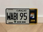 Kentekenplaat Curaçao WABI (oldtimer), Ophalen of Verzenden
