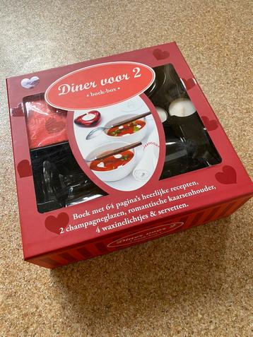 Diner voor 2 ( nieuw in doos ) beschikbaar voor biedingen
