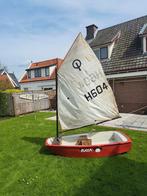 Optimist met 2zeilen zwaarden en roeren, Watersport en Boten, Zeilen en Zeiltoebehoren, Minder dan 3 meter, Minder dan 15 m², Gebruikt