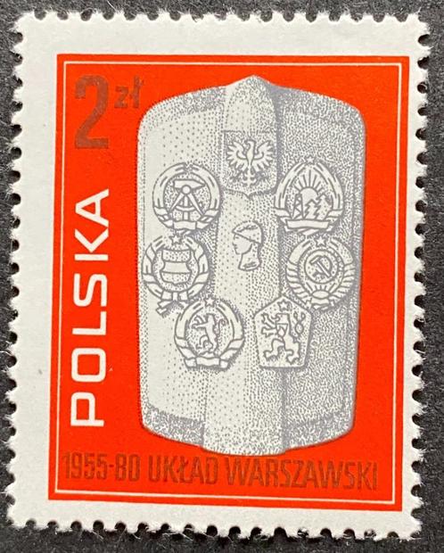 4. Polen 1980 postfris mi. 2685, Postzegels en Munten, Postzegels | Europa | Overig, Postfris, Polen, Verzenden