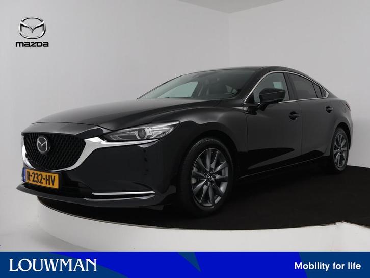 Mazda 6 2.0 SkyActiv-G 165 Business automaat | Leder | 360 c, Auto's, Mazda, Bedrijf, Te koop, 360° camera, ABS, Achteruitrijcamera