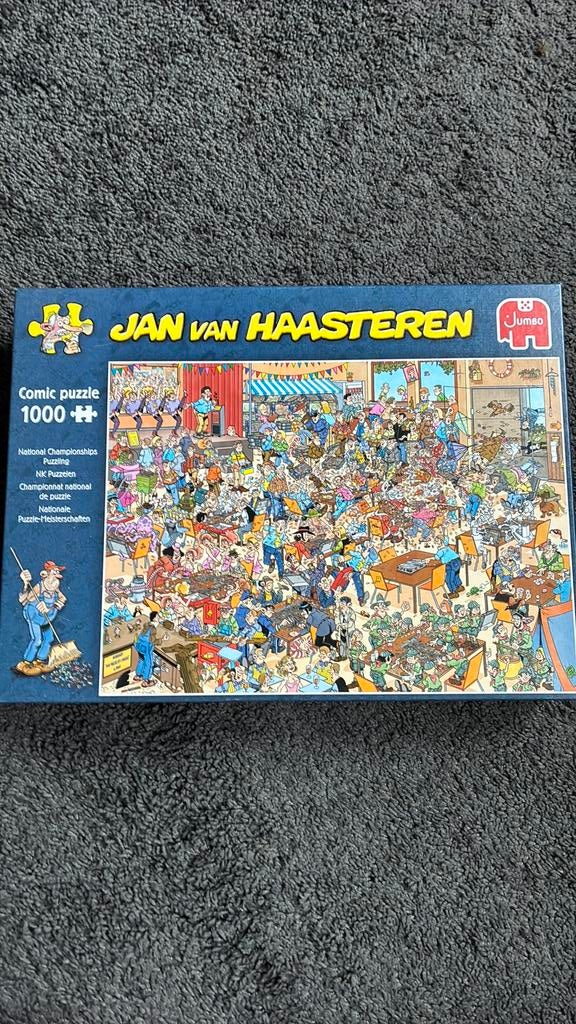 Jan van Haasteren puzzel NK Puzzelen, Ophalen, 500 t/m 1500 stukjes, Zo goed als nieuw