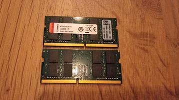2x16GB (32GB) DDR4 2400MHz SODIMM Laptop Geheugen beschikbaar voor biedingen