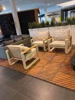 Luxe Loungestoel voor Buiten, Tuin en Terras, Nieuw, Loungeset, Stoel, Hout