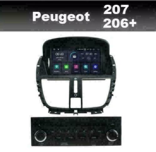 Peugeot 207 206+ navigatie android 10 wifi carplay dab+ usb, Auto diversen, Autoradio's, Nieuw, Ophalen of Verzenden