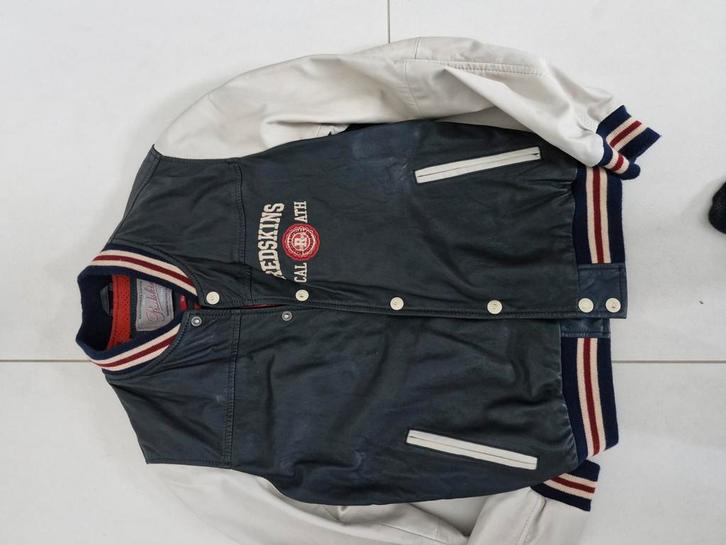 Redskins Leren Jas - Maat M, Kleding | Heren, Jassen | Zomer, Gedragen, Maat 48/50 (M), Overige kleuren, Ophalen of Verzenden