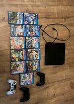 PS4 met games en 3 controllers, Ophalen of Verzenden, Met 3 controllers of meer, Slim, Gebruikt
