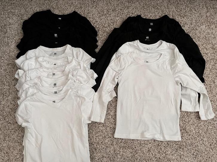 HEMA basis t-shirts mt 110/116, Kinderen en Baby's, Kinderkleding | Maat 110, Gebruikt, Jongen of Meisje, Shirt of Longsleeve