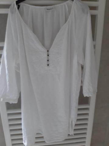 ZGAN witte tuniek/blouse, maat: 44. beschikbaar voor biedingen