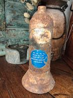 Brocante zware ijzeren fles, Antiek en Kunst, Ophalen of Verzenden