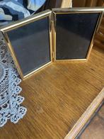 fotolijstjes , 2 aan elkaar  , nieuw goldplated 2x9x13, Ophalen of Verzenden