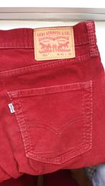 Levi's 511, maat 32 x 32, Kleding | Dames, Broeken en Pantalons, Maat 42/44 (L), Ophalen of Verzenden, Gedragen, Rood