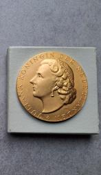 Penning KNBLO van Juliana, Postzegels en Munten, Penningen en Medailles, Ophalen of Verzenden, Brons, Nederland