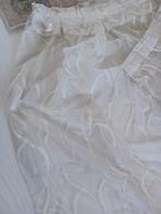 Als nieuw 2x vitrage kant en klare gordijnen, Huis en Inrichting, Stoffering | Gordijnen en Lamellen, 200 cm of meer, Wit, Ophalen of Verzenden