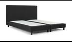 Boxspring zwart 160x200, Ophalen, Zwart, Tweepersoons, Zo goed als nieuw