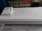 Peuterbed met matras, Ophalen, Eenpersoons, Wit, 190 cm of minder