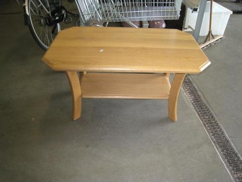Wit eiken salontafel, Huis en Inrichting, Tafelonderdelen, Gebruikt