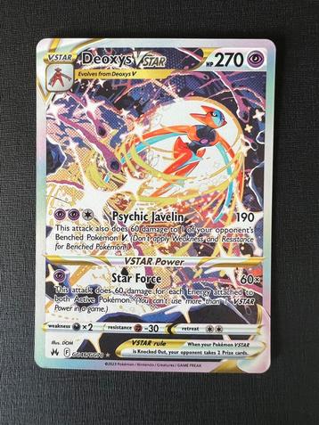 Pokemon Deoxys VSTAR GG46/GG70 beschikbaar voor biedingen