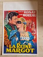 filmaffiche La reine Margot Jeanne Moreau filmposter, Rechthoekig Staand, Ophalen of Verzenden, Zo goed als nieuw, A1 t/m A3