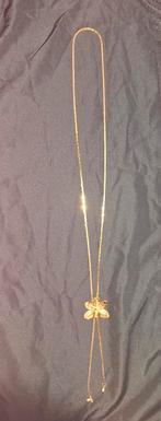 Ketting met Orchidee, Ophalen, Zo goed als nieuw, Goud, Overige materialen