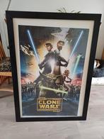 Star Wars the clone wars poster in lijst vintage, Verzamelen, Star Wars, Ophalen of Verzenden, Gebruikt, Boek of Poster