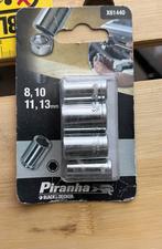 Dopsleutels 8, 10, 11 en 13 mm van Piranha, Doe-het-zelf en Verbouw, Gereedschap | Handgereedschap, Ophalen of Verzenden, Nieuw