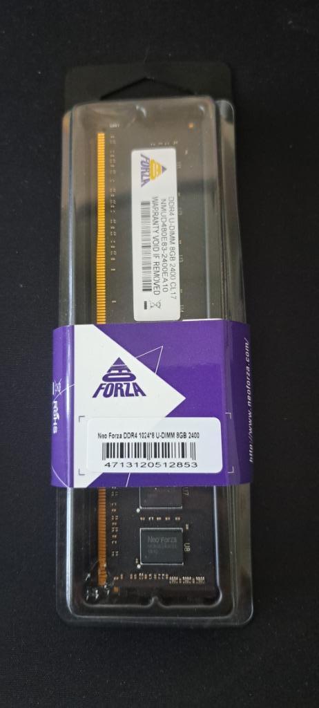 Forza DDR4 8 Gb (1x8Gb) 2400Mhz, Computers en Software, RAM geheugen, Gebruikt, Desktop, 8 GB, DDR4, Ophalen of Verzenden
