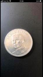 Pleun strik psv shell munt 1970, Verzamelen, Ophalen of Verzenden, PSV