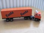 Mercedes truck met Fanta oplegger 1:43, Ophalen of Verzenden, Bus of Vrachtwagen, Overige merken