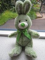 Konijn merk Simba Toys Nicotoy groen met genopte strik, Kinderen en Baby's, Speelgoed | Knuffels en Pluche, Ophalen of Verzenden