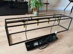Moderne Hanglamp Eettafel - Metaal & Goud, Huis en Inrichting, Lampen | Hanglampen, Ophalen, Zo goed als nieuw, Metaal, Minder dan 50 cm