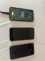 3x iPhone X 64GB - beeldschermen Defect, Zwart, 64 GB, Zonder simlock, Niet werkend