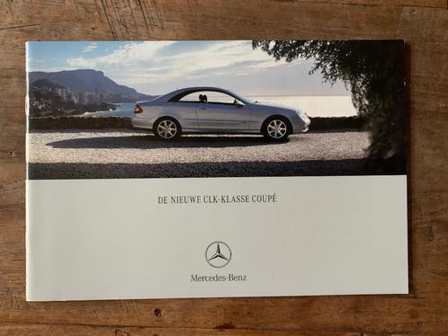 Folder, brochure Mercedes-Benz CLK coupe 2002 C209 nieuw!, Boeken, Auto's | Folders en Tijdschriften, Nieuw, Mercedes, Ophalen of Verzenden