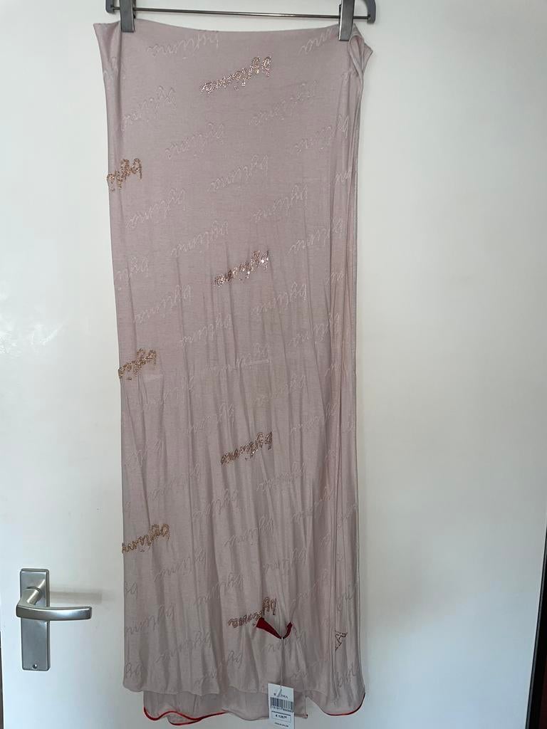 BYLIMA signature scarf Rosy beige, Ophalen of Verzenden, Nieuw, Beige, Boven de knie