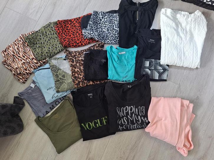 Kledingpakket Dames ca. maat 42 - Tops, Shirts & Vest, Kleding | Dames, T-shirts, Gedragen, Maat 42/44 (L), Overige kleuren, Zonder mouw