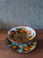 Gouda plateel. Fruitschaal., Ophalen of Verzenden