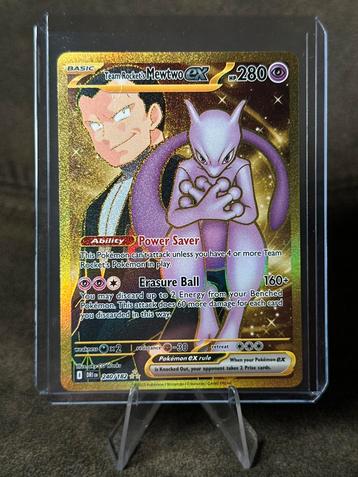 Team Rocket's Mewtwo Ex #240 240/182 Pokemon Destined Rivals beschikbaar voor biedingen