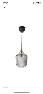 Solklint lampenkap, Huis en Inrichting, Lampen | Hanglampen, Ophalen, Zo goed als nieuw, Glas, Minder dan 50 cm