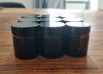9 glazen zalfpotjes van 30 ml, Ophalen of Verzenden, Nieuw