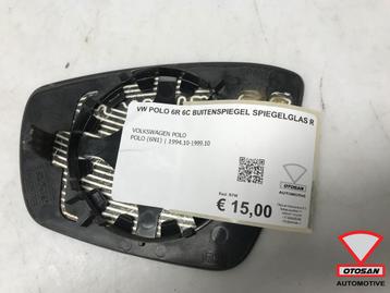 VW Polo 6R 6C Buitenspiegel Spiegelglas Rechts Origineel beschikbaar voor biedingen