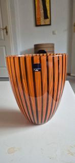 Moderne vaas Leonardo, Ophalen, Gebruikt, Oranje, Glas