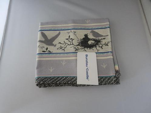 Theedoeken Vogels Bunzlau Castle, Huis en Inrichting, Keuken | Textiel, Nieuw, Theedoek of Handdoek, Grijs, Ophalen of Verzenden